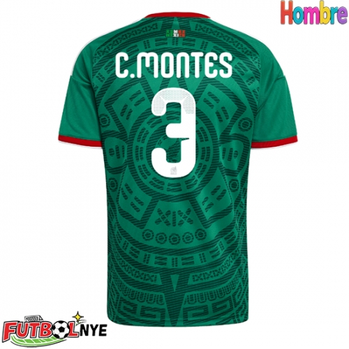 Camiseta México Cesar Montes #3 Primera Equipación Mundial 2026 manga corta